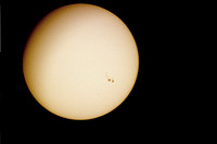The Sun with Sunspots