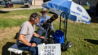 Ken Mallory at the solar scope