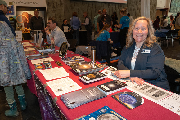 Clint and Melissa at the RASC Welcome Desk