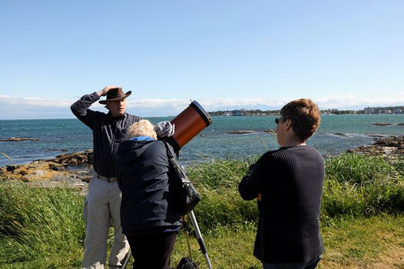 Bruce Lane at the Transit of Venus - Cattle Point