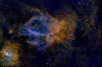 SH2-157 Lobster Claw Nebula