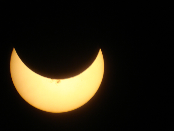 Partial Solar Eclipse at Maximum