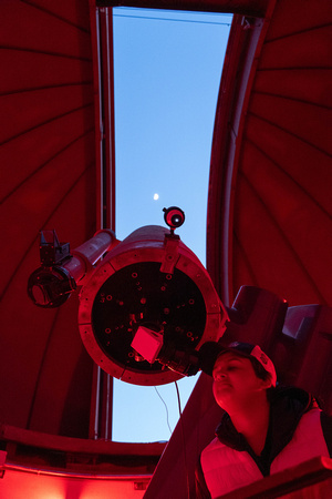 16" telescope in the dome