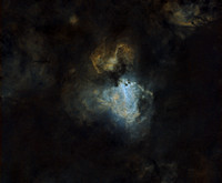 Swan Nebula - Starless