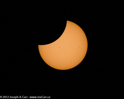 RASC Victoria Centre: Joe Carr &emdash; Partial Solar Eclipse